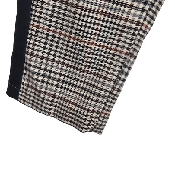 Womens Punk Casual Office Business Corpcore Fall Preppy Black/White Red Plaid 6 - Picture 13 of 13